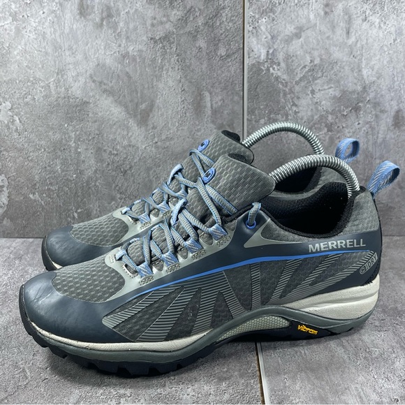 Merrell Womens Monument Grey Mesh Trail Hiking Boots Size 8.5 - Picture 3 of 8